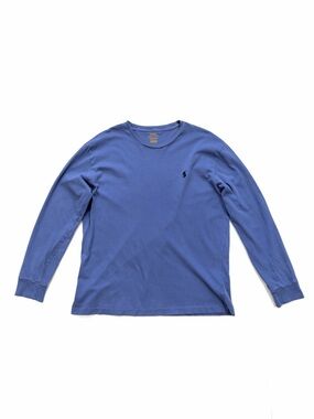 Polo Ralph Lauren Classic Fit T-Shirt Men’s M Blue Long Sleeve Cotton